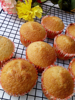 Vanilla oil cupcake ainihin hoton girkin