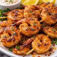 A picture of Spicy Grilled Shrimp.