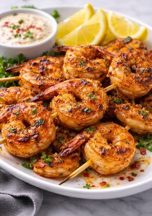 A picture of Spicy Grilled Shrimp.