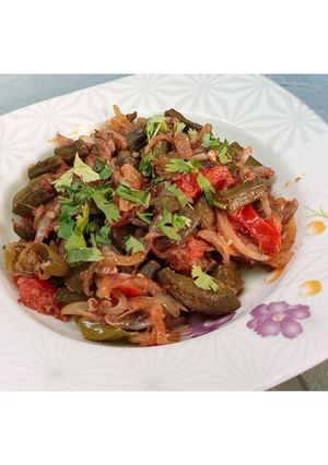 A picture of Bhindi Fry.
