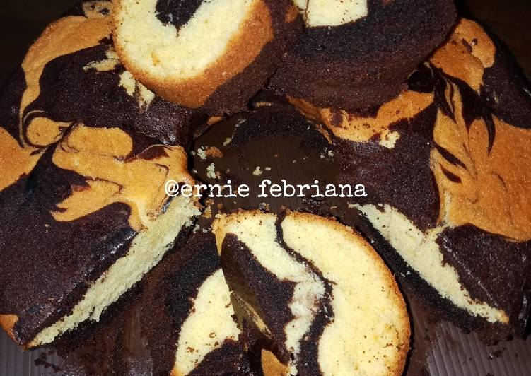 Resep Marble Cake Anti Gagal