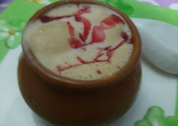 Apple custard icecream