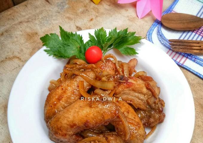 Sayap Ayam Goreng Mentega