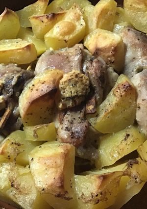 Foto principal de Muslos rellenos de queso roquefort con coñac al horno