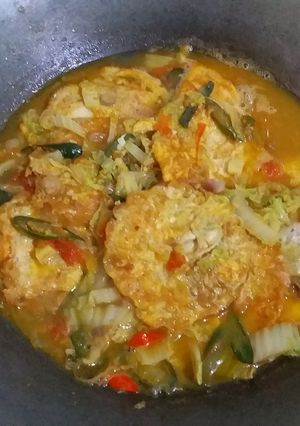 Foto resep Oseng Telur sawi putih