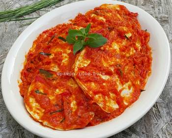 Ready to Serve Eggs in Chili Sauce Telur Balado Delicious Steady