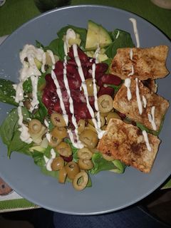 Una foto de Ensalada con tofu