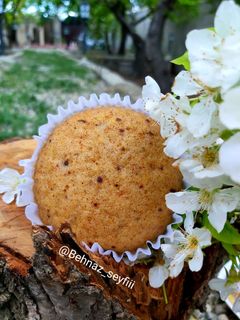 عکسی از دستور کاپ کیک هویج یک تخم مرغی بدون فر