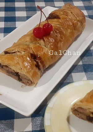Foto resep Banana Choco Cheese Strudel