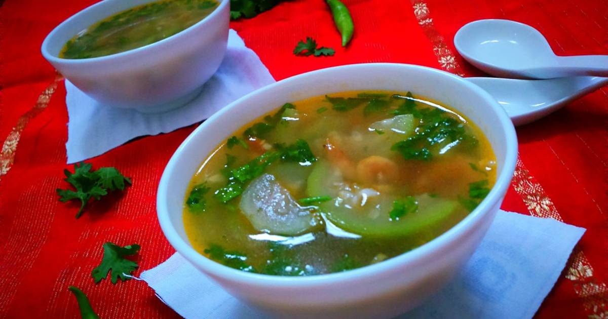Dry Shrimp Soup with bottle gourd Recipe by Sabrina Yasmin Cookpad