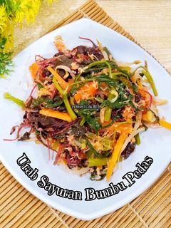 Foto resep Urap Sayuran Bumbu Pedas