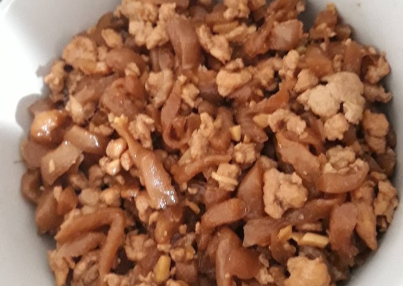 Chaipo (Lobak Manis) Tumis Daging
