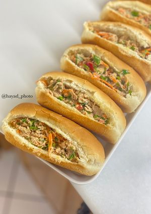 صورة لوصفة ساندويشات التونة السريعه