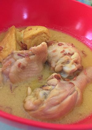 Foto resep Opor ayam tahu