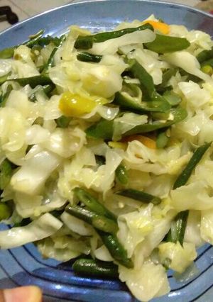 Foto resep Tumis Kol Kacang Panjang