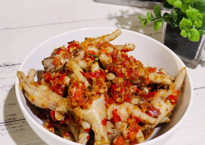 Resep Ceker Sambal Bawang Anti Gagal