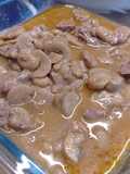 Ossobuco di tacchino e funghi in pentola a pressione