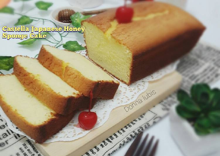 Castella Tradisional Japanese Honey Sponge Cake