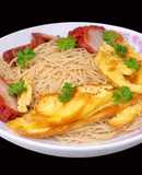 SP.0185 - Mì Sụa Trứng Chiên & Xá Xíu