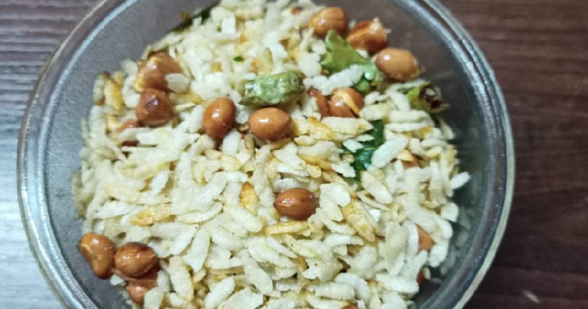 Rice flakes Chivda (kachha Chivda) Recipe by Anupama Cookpad