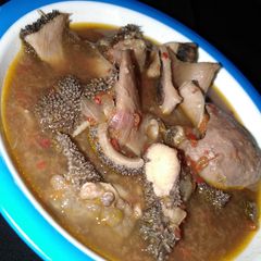 A picture of Intestine pepper soup.