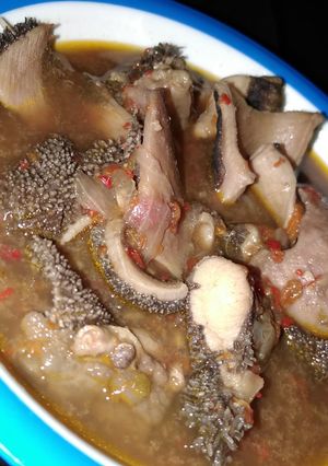 A picture of Intestine pepper soup.