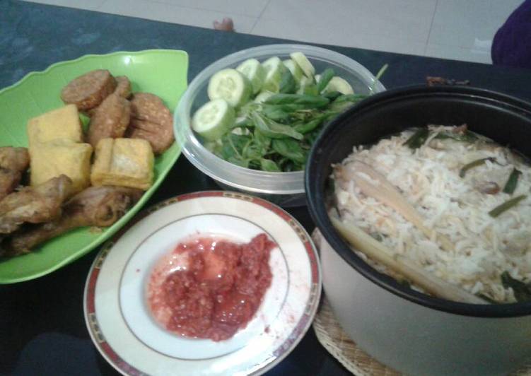 Nasi liwet teri magic com ala aku :D