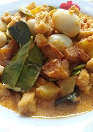 Foto resep Sambel Goreng Campur (kentang,tahu,udang,telur puyuh,petai)