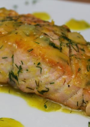 Una foto de Salmón a la Naranja | Receta Fácil y Original