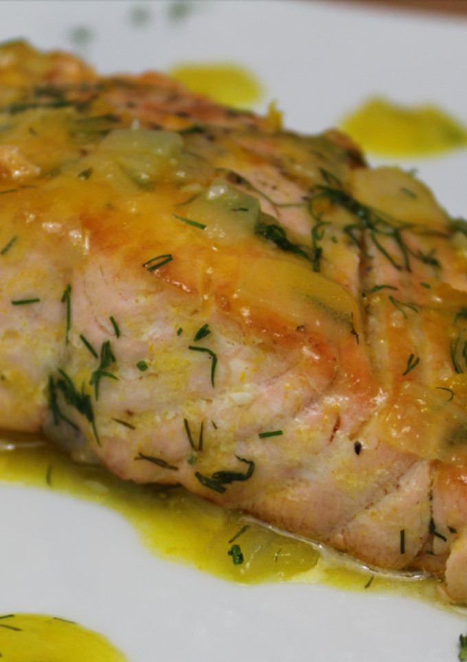 Una foto de Salmón a la Naranja | Receta Fácil y Original