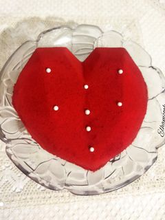 عکسی از دستور ژله مخملی (ژله ولنتاین)😉