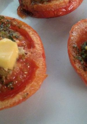 Una foto de Tomates asados