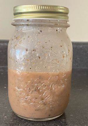 A picture of Linda's Herb and Garlic Vinaigrette.