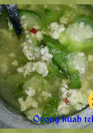 Foto resep Tumis oyong kuah telor