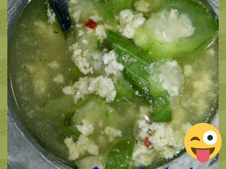 Cara Mudah Membuat Resep Tumis oyong kuah telor yang Bikin Ngiler Anti Ribet, Bikin Ngiler