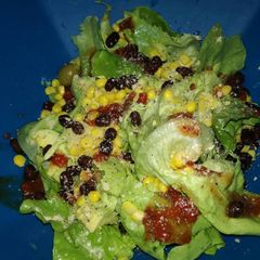 Vegan mexican salad A picture of Vegan mexican salad.