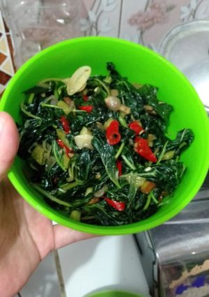 Foto resep Tumis bayam ala busui