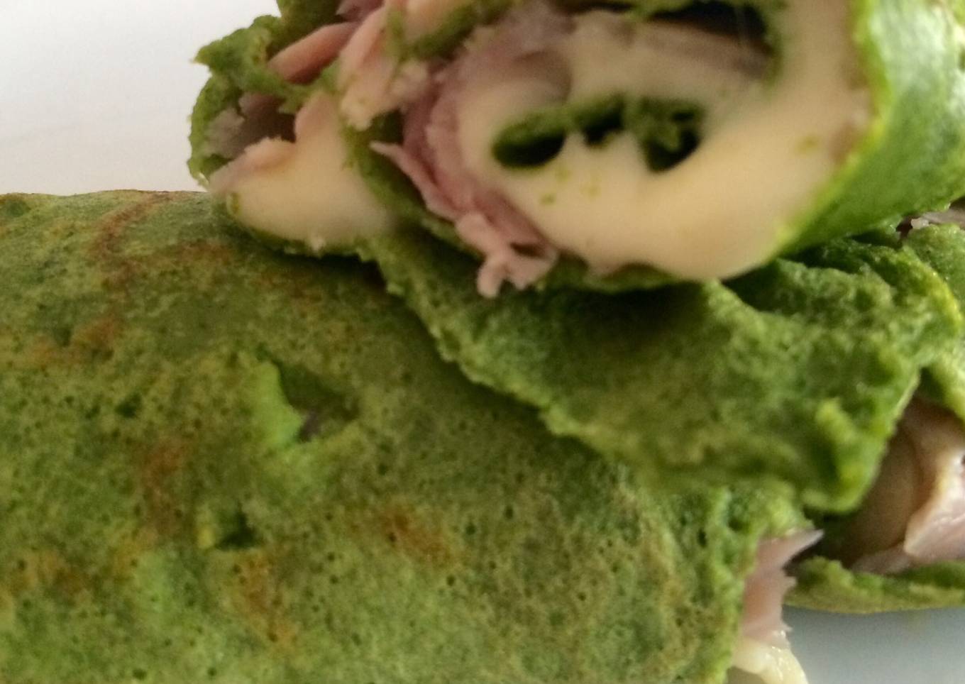 Crèpes de espinaca