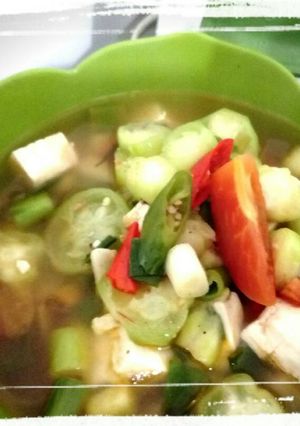 Foto resep Oyong Kuah Bening Simple Seger