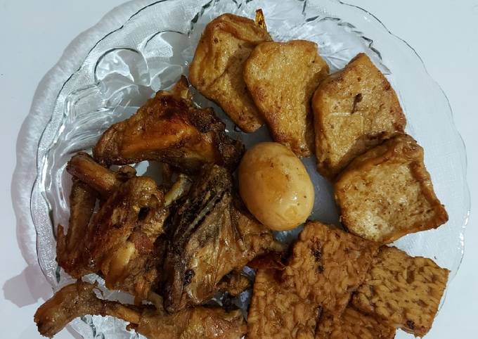 Resep Baceman ayam, tahu, tempe, telur, Enak Banget