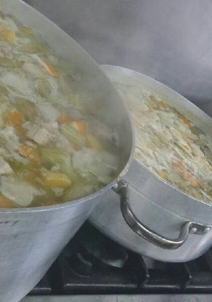 Una foto de Arroz en fesols y naps