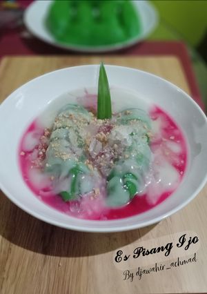 Foto resep Es Pisang Ijo Mks