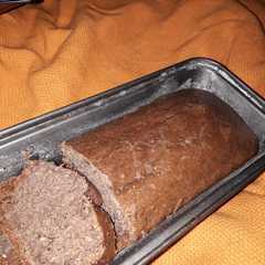 Una foto de Budín de chocolate con harina integral ❤️