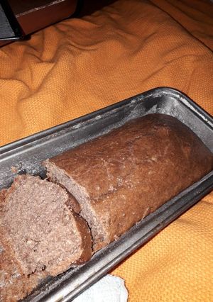 Una foto de Budín de chocolate con harina integral ❤️