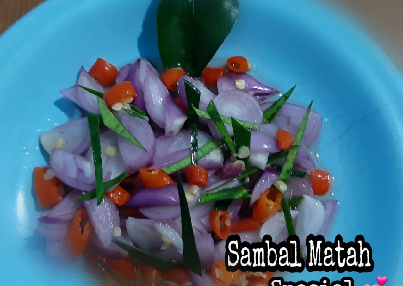 Bagaimana Menyiapkan 19. Sambal Matah Special 💕, Bisa Manjain Lidah