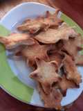Galletas tipo doritos horneadas