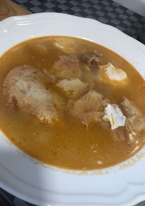 Una foto de Sopa de ajo