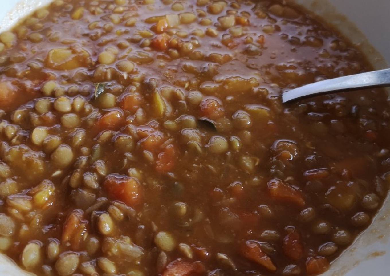 Lentejas con verduras en Mambo