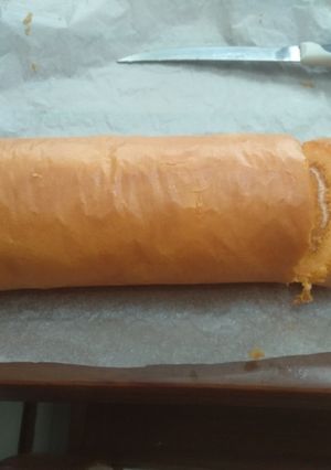 Foto resep Bolu gulung ketofy rasa jeruk