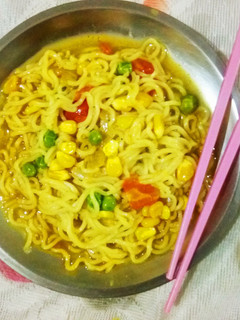A picture of Veggie Maggi 🍲.